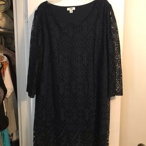Cato Navy Lace Dress